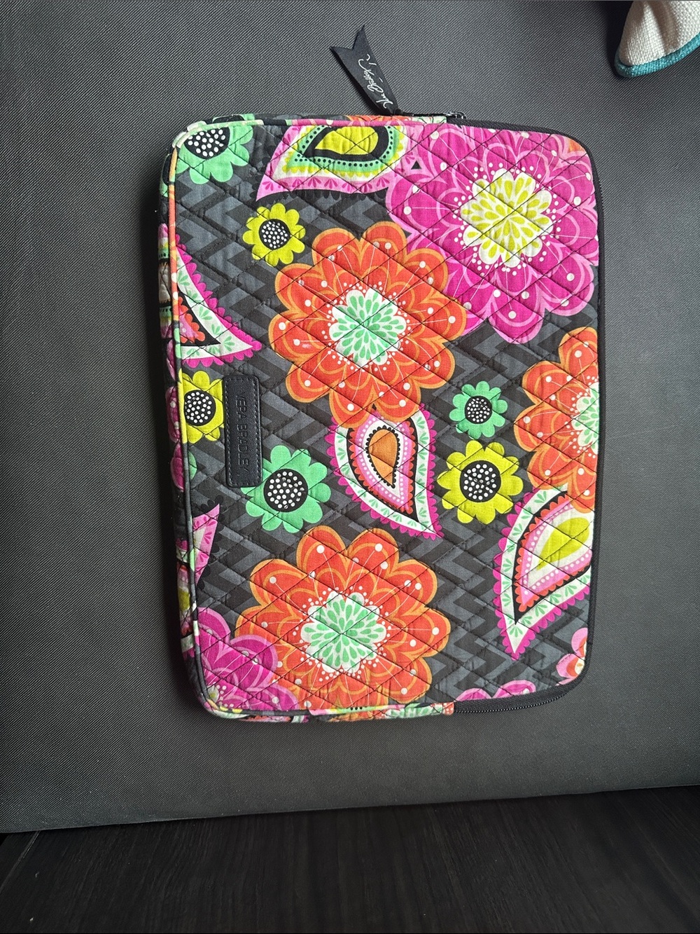 Vera Bradley Ziggy Zinnia Print Laptop Case